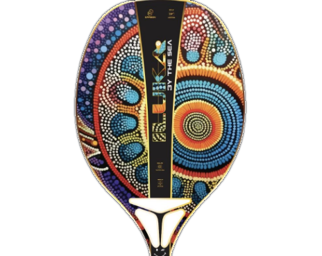 Sun Mandala artwork racket